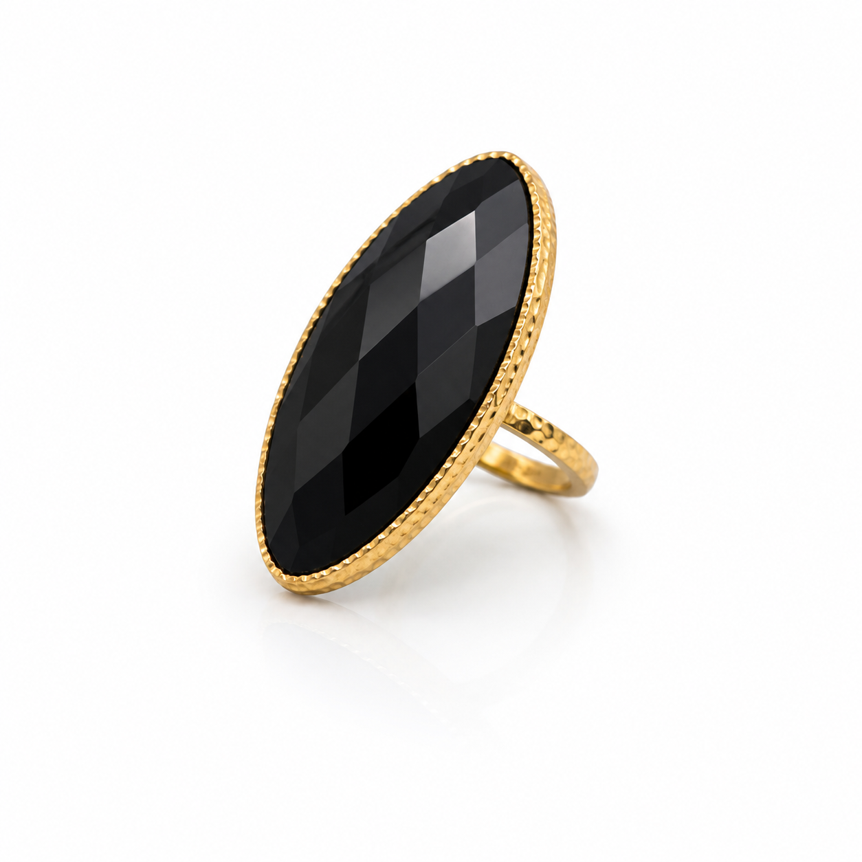 ✧ Anillo Samsara Ónix · Protección y Fuerza Interior