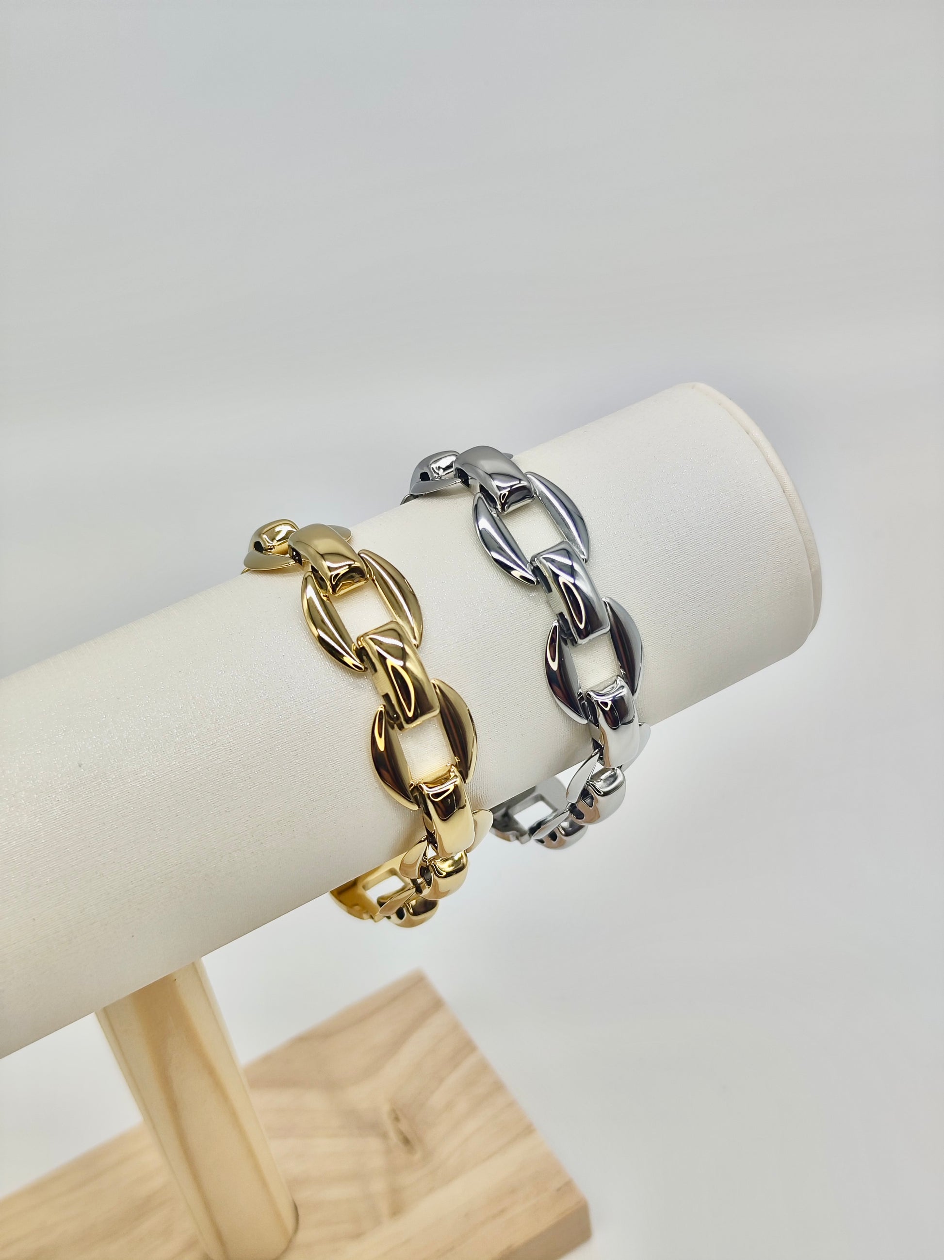 Pulsera Cadena Eslabón Ancho