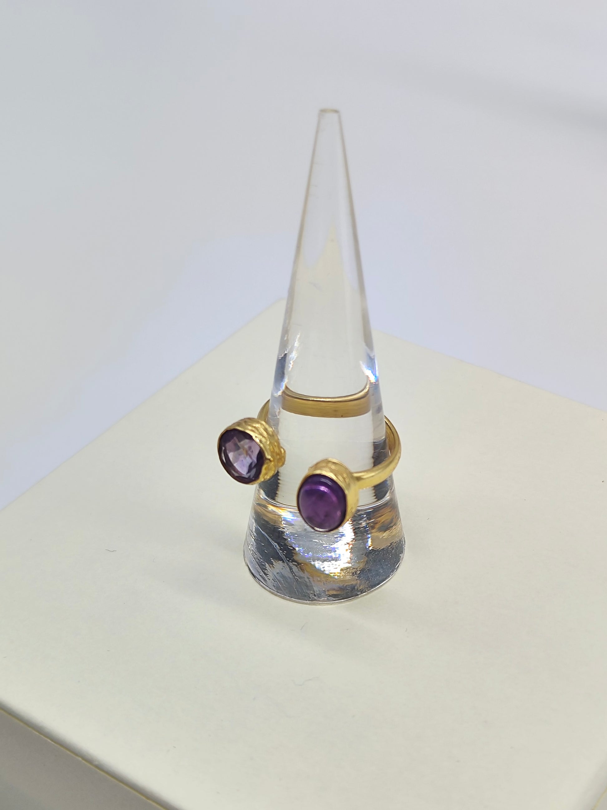 ✧ Anillo Padma Amatista Dúo · Edición Limitada