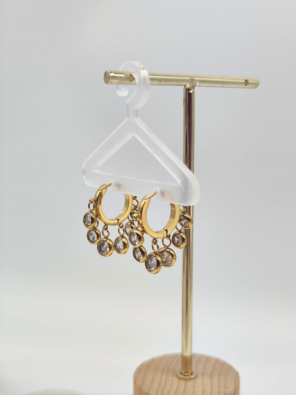 Pendientes aro Cascada de Luz