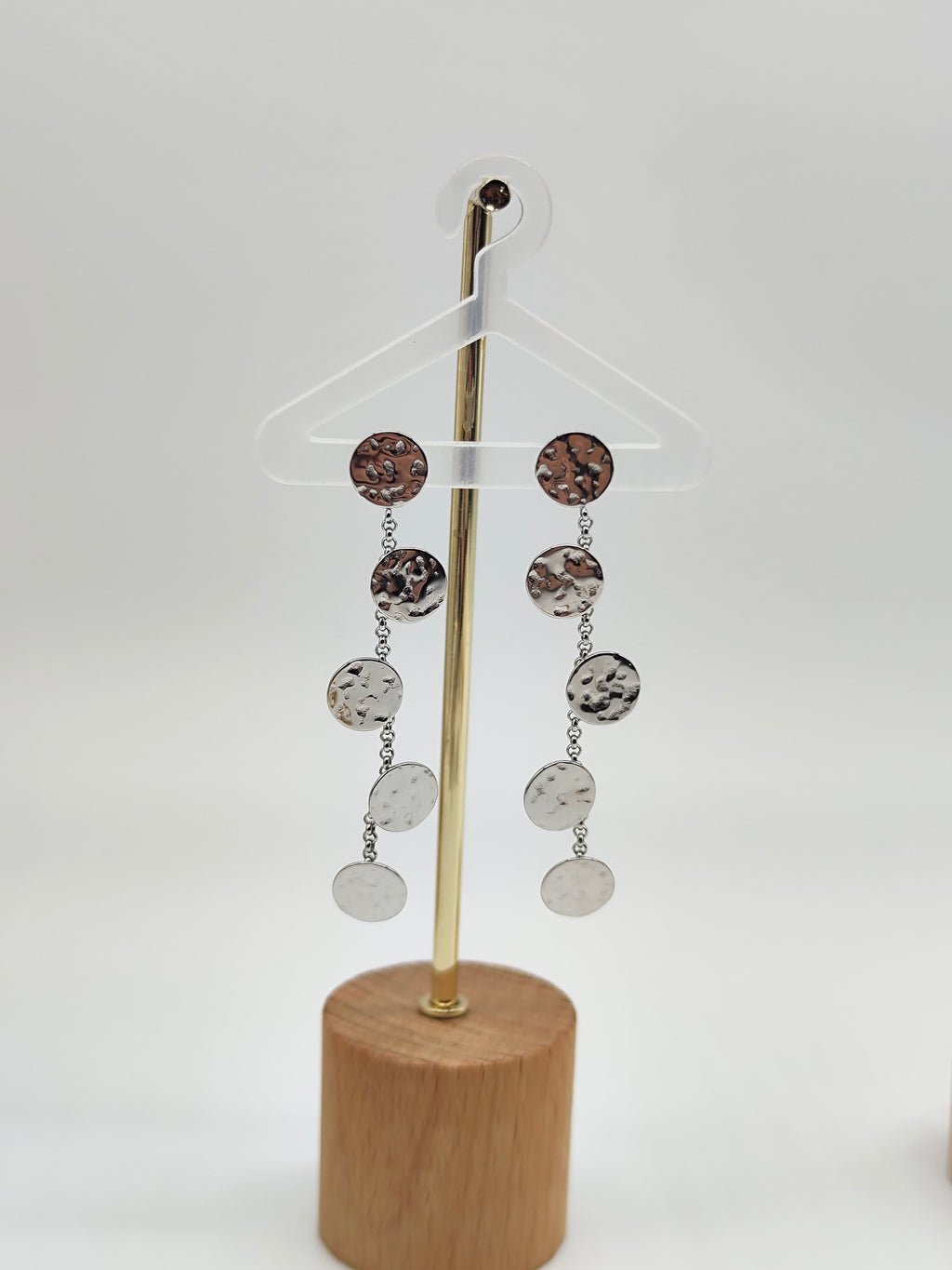 Pendientes Hammered Cascade