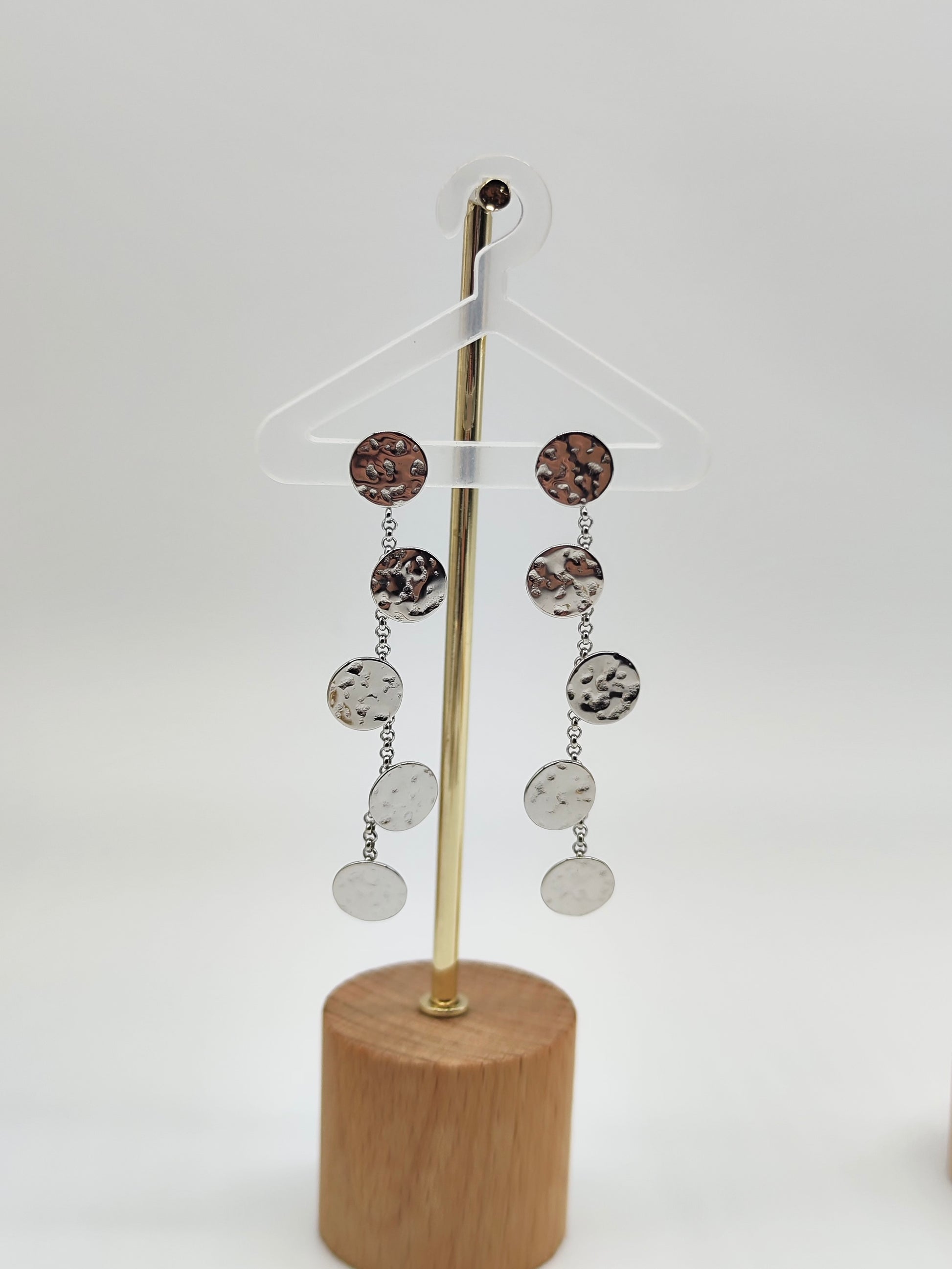 Pendientes Hammered Cascade