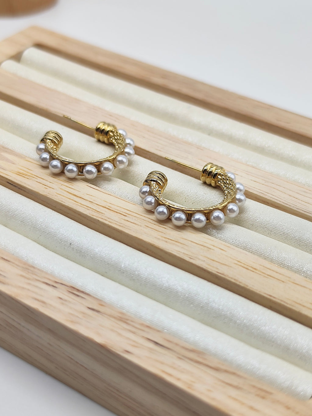 Pendientes Perla Marina