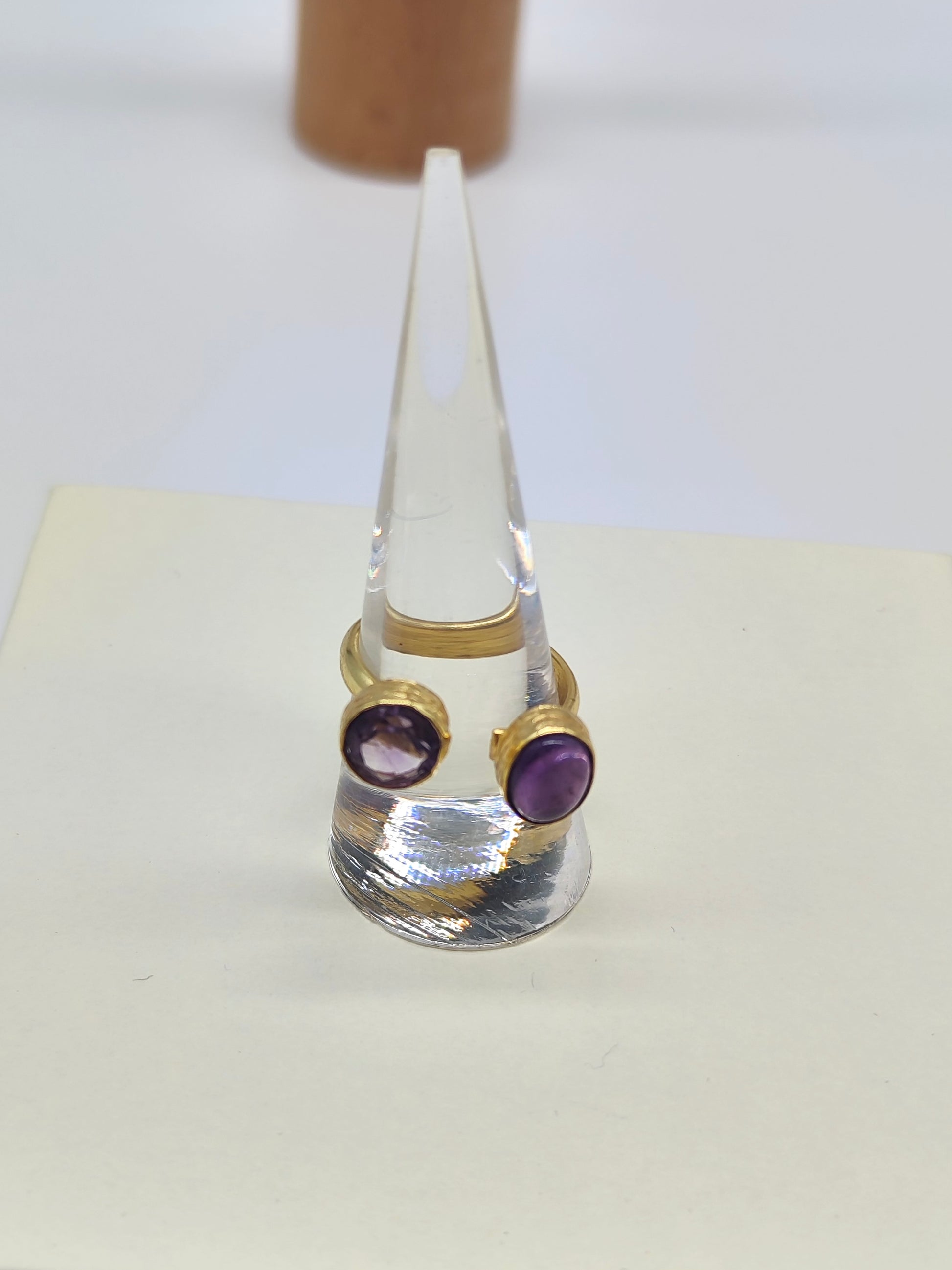 ✧ Anillo Padma Amatista Dúo · Edición Limitada