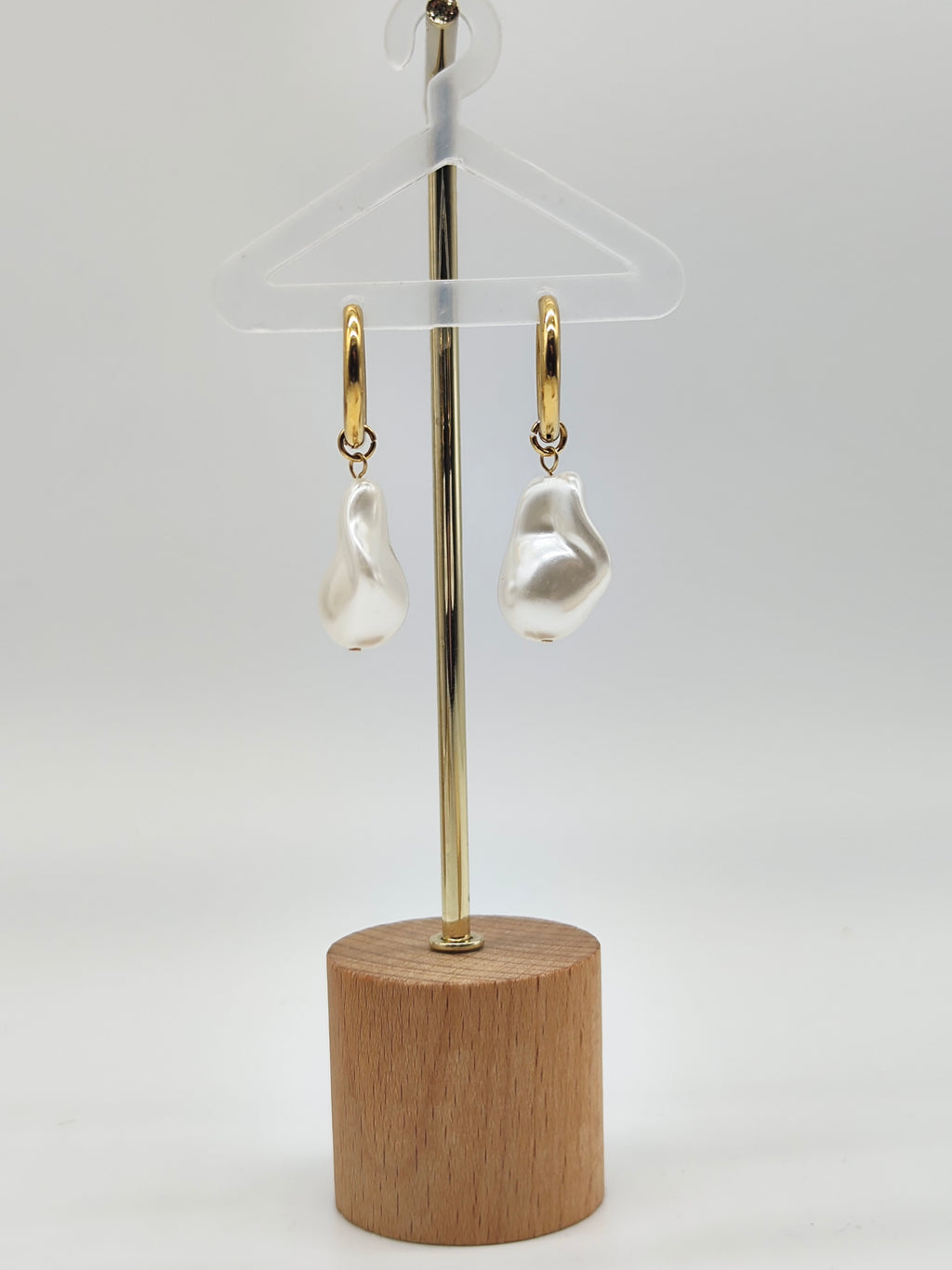 Pendientes aro Perla Mediterránea