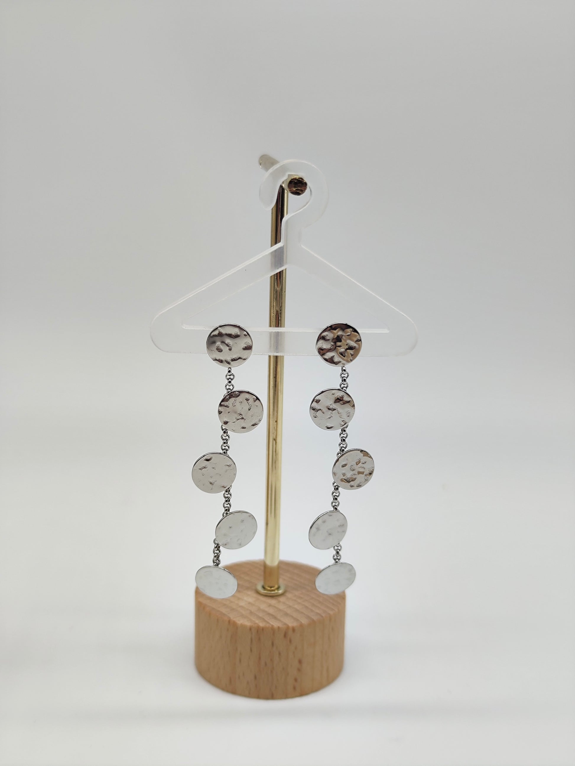 Pendientes Hammered Cascade