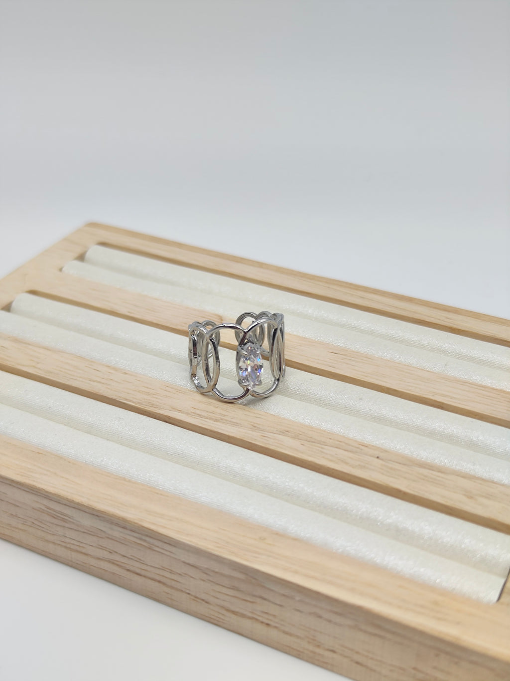 Anillo Ola Brillante