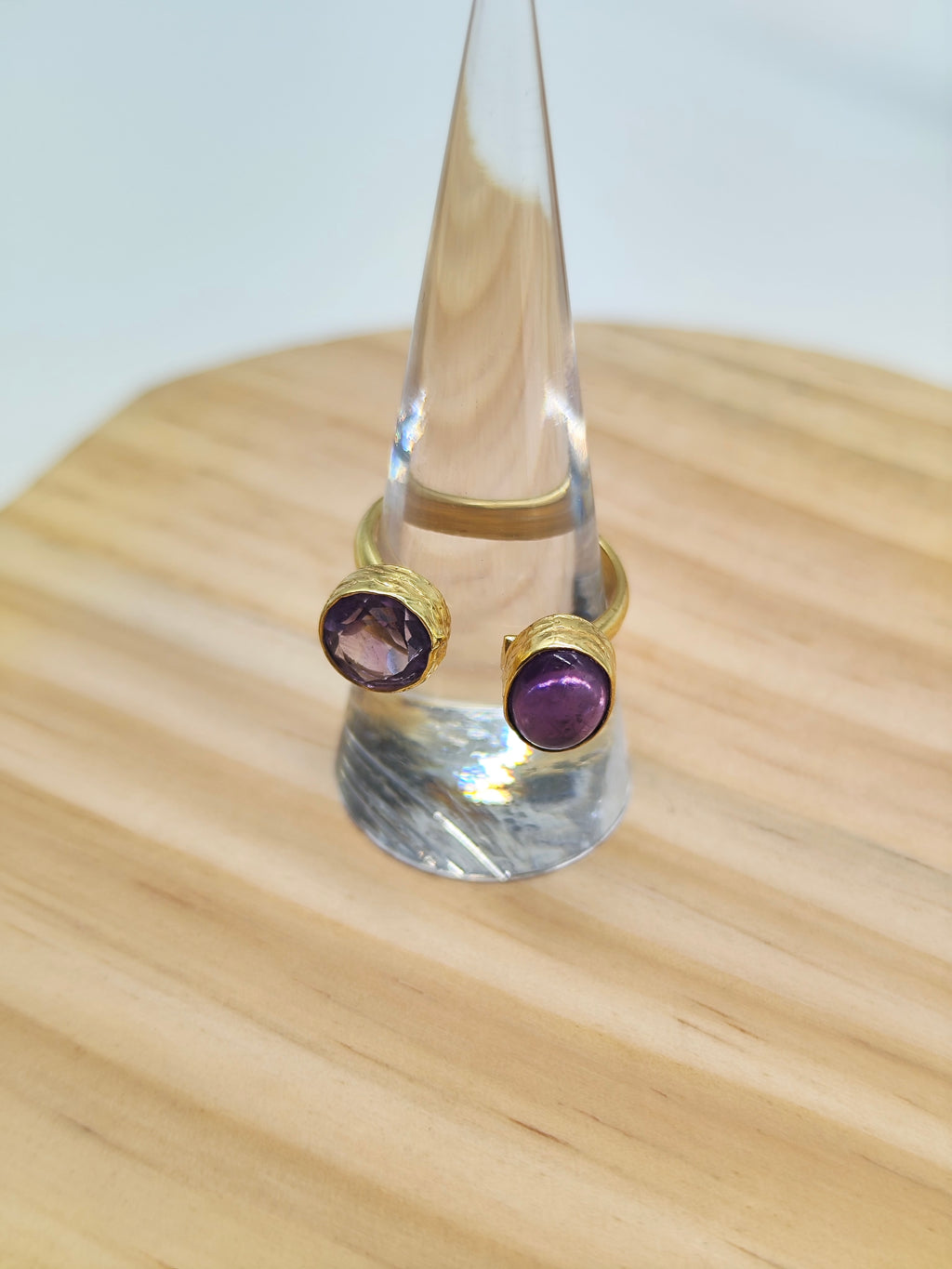 ✧ Anillo Padma Amatista Dúo · Edición Limitada