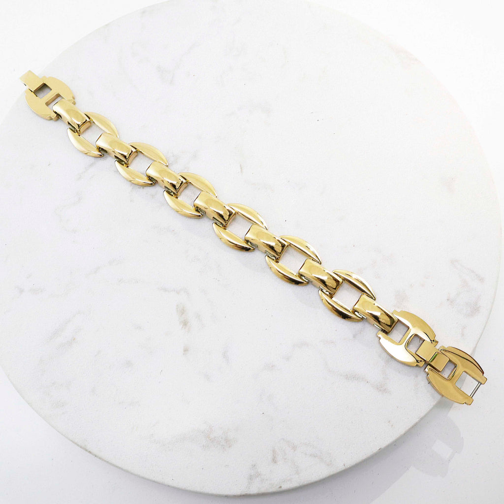 Pulsera Cadena Eslabón Ancho