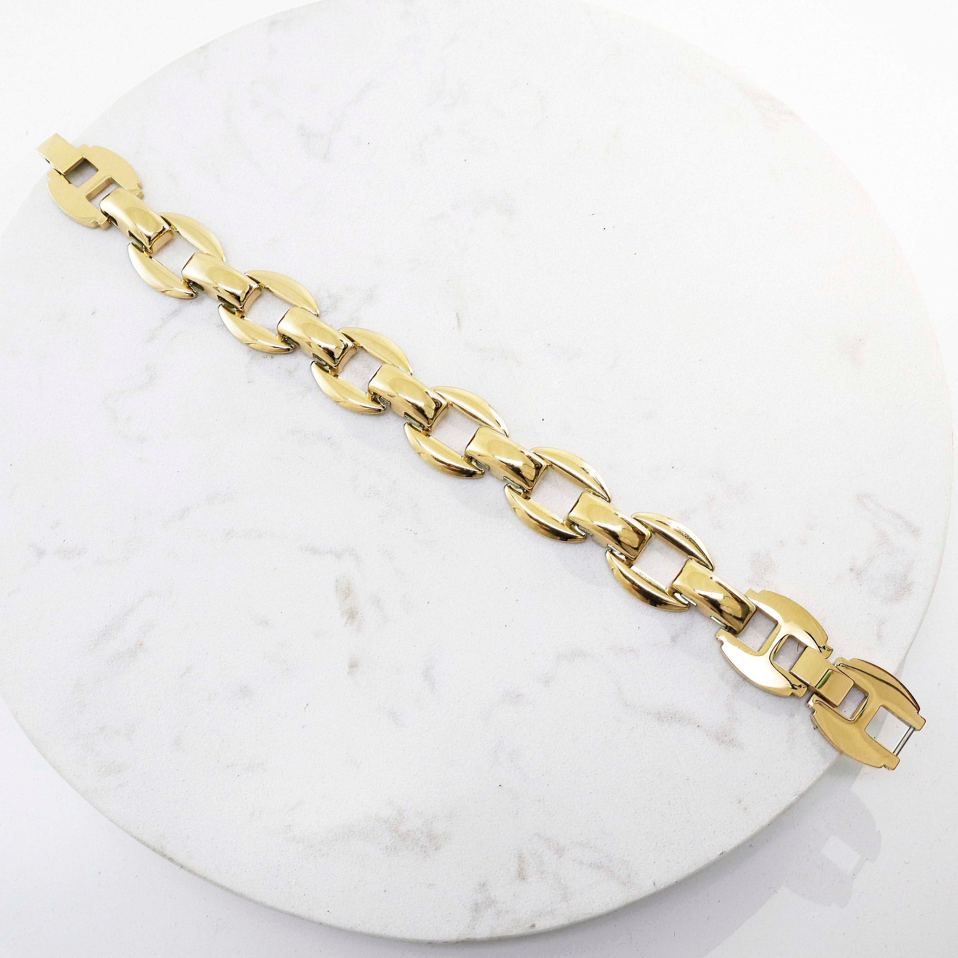 Pulsera Cadena Eslabón Ancho