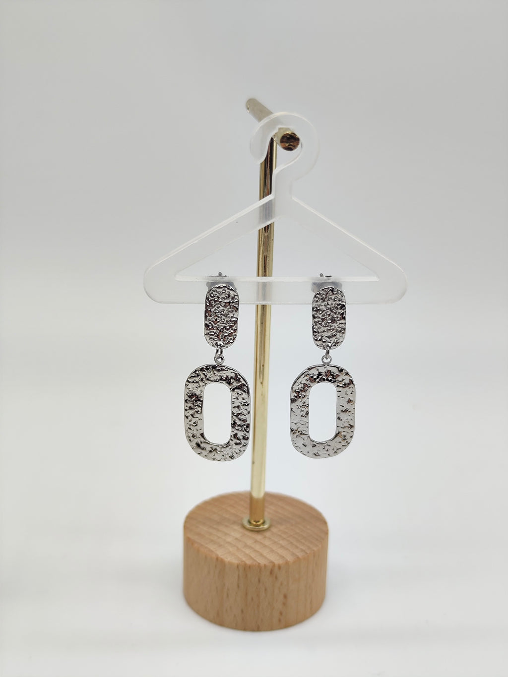 Pendientes Hammered Loop