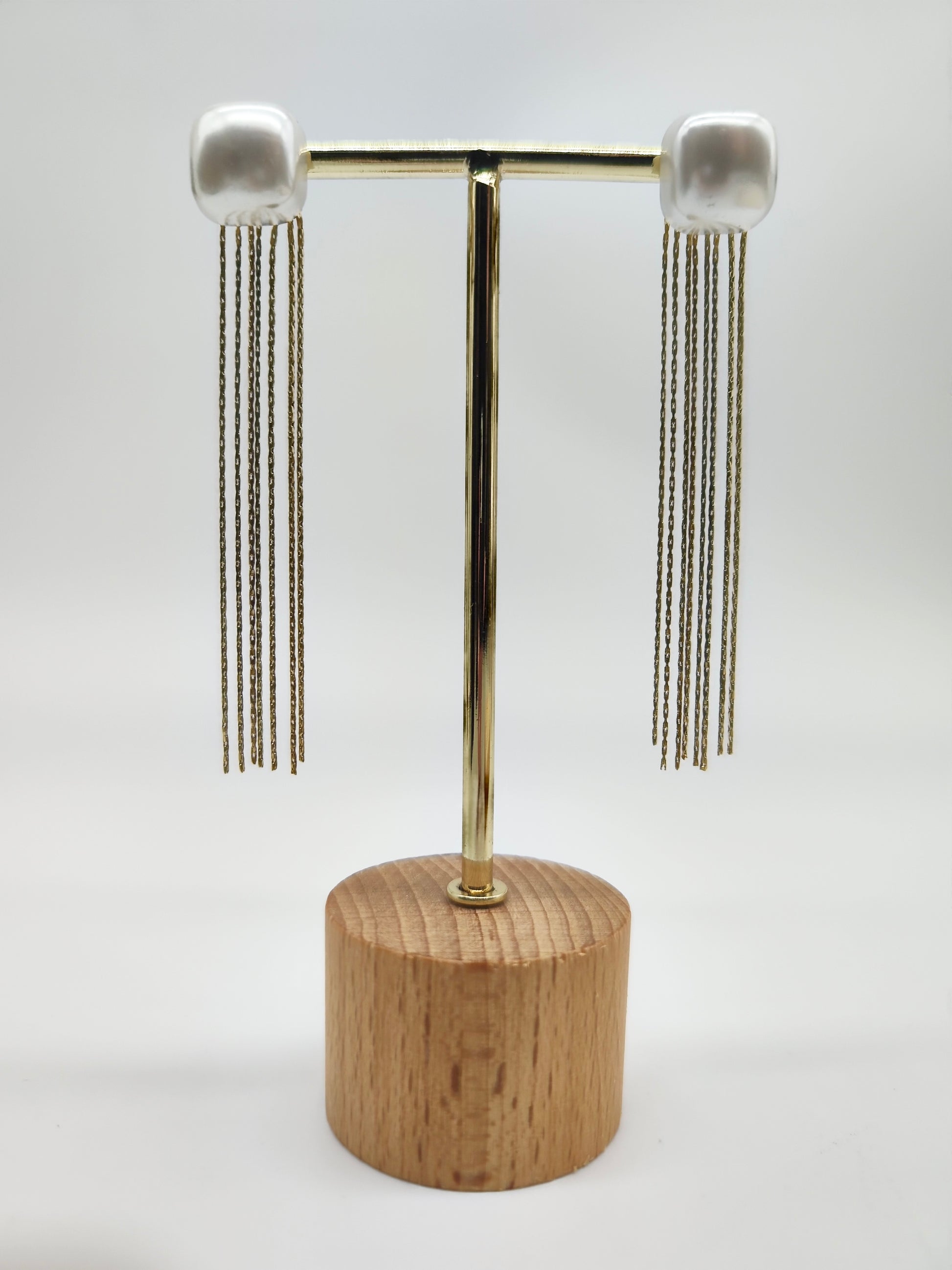 Pendientes Perla Cascada Marina