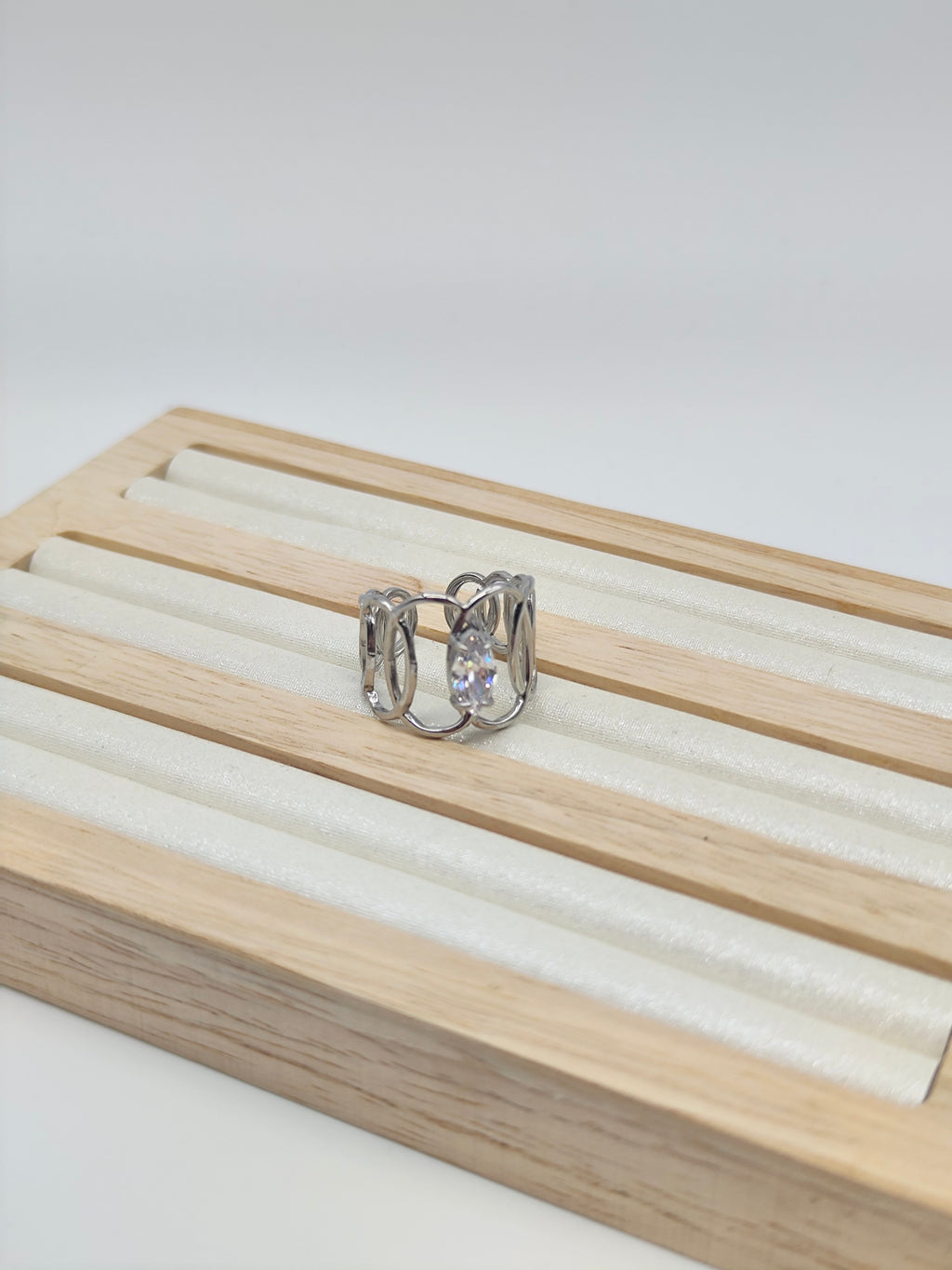 Anillo Ola Brillante