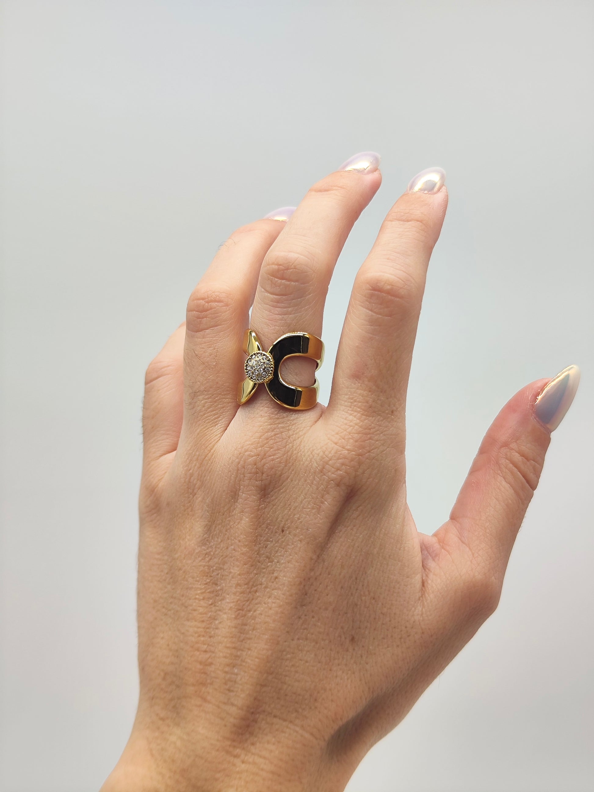 Anillo Lazo Brillante