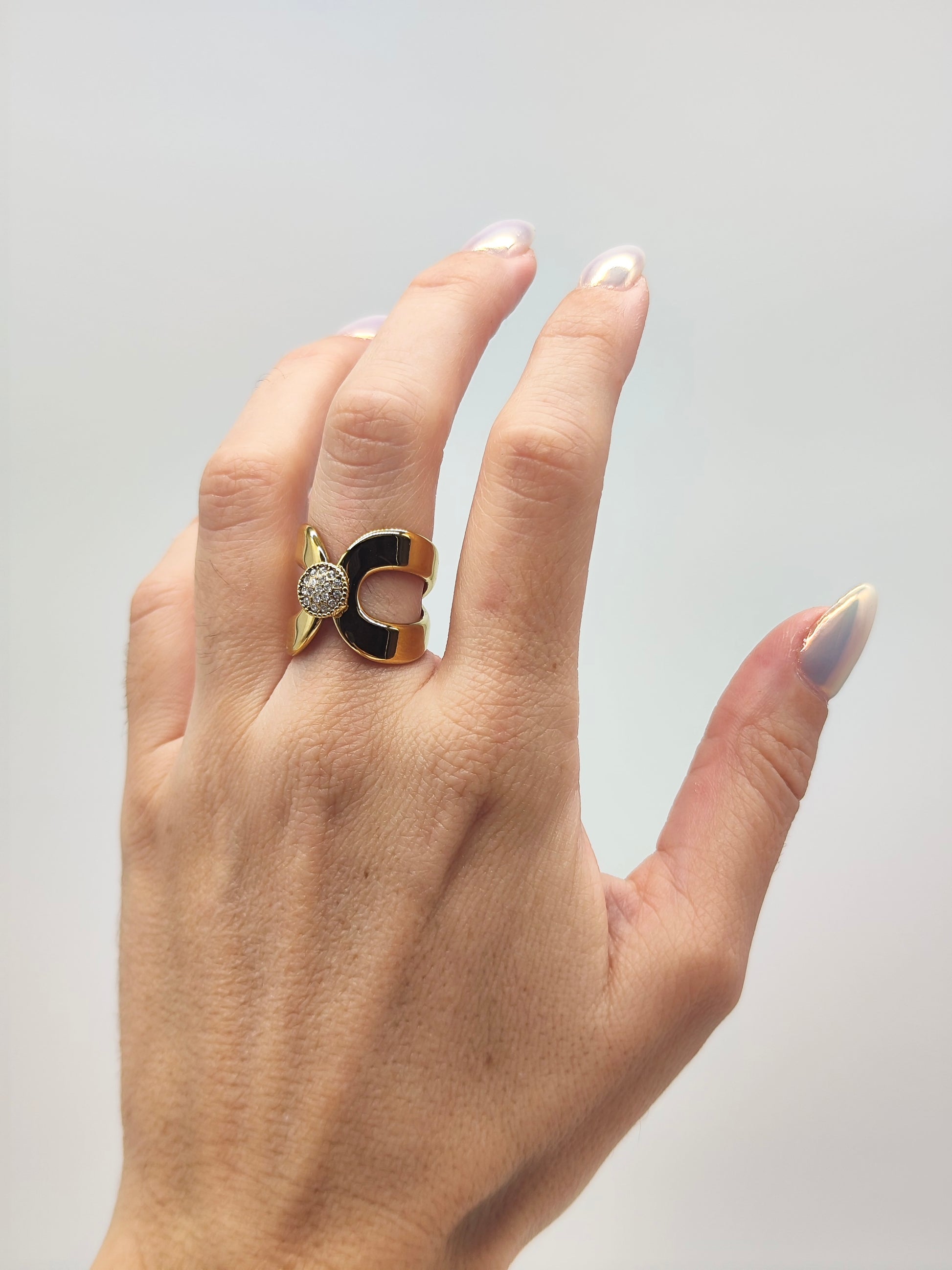 Anillo Lazo Brillante