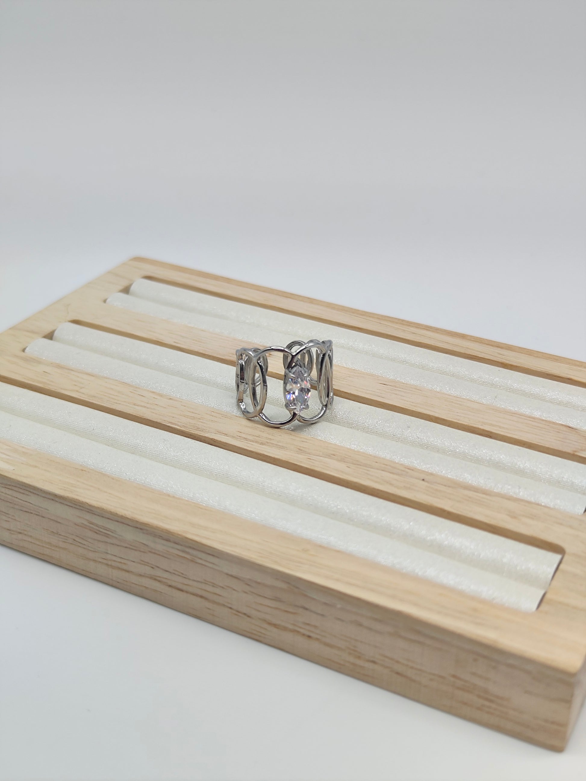 Anillo Ola Brillante