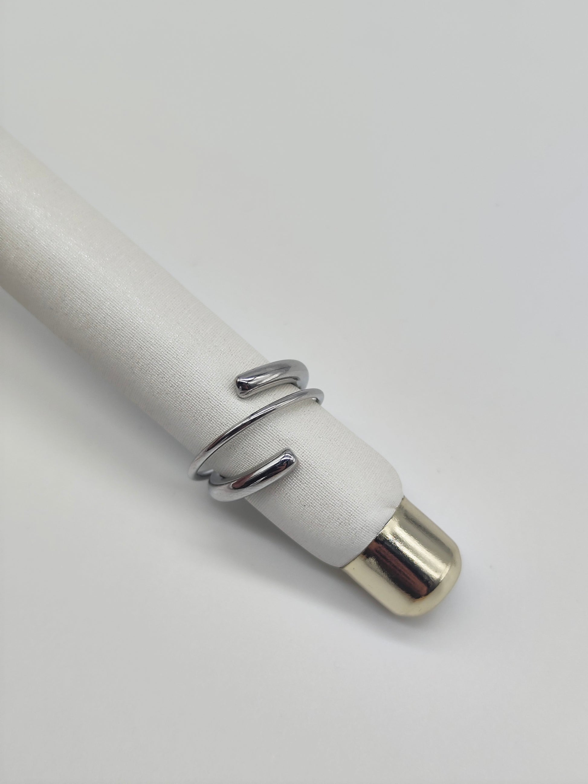 Anillo Dúo Minimal – Acero Inoxidable Dorado o Plateado