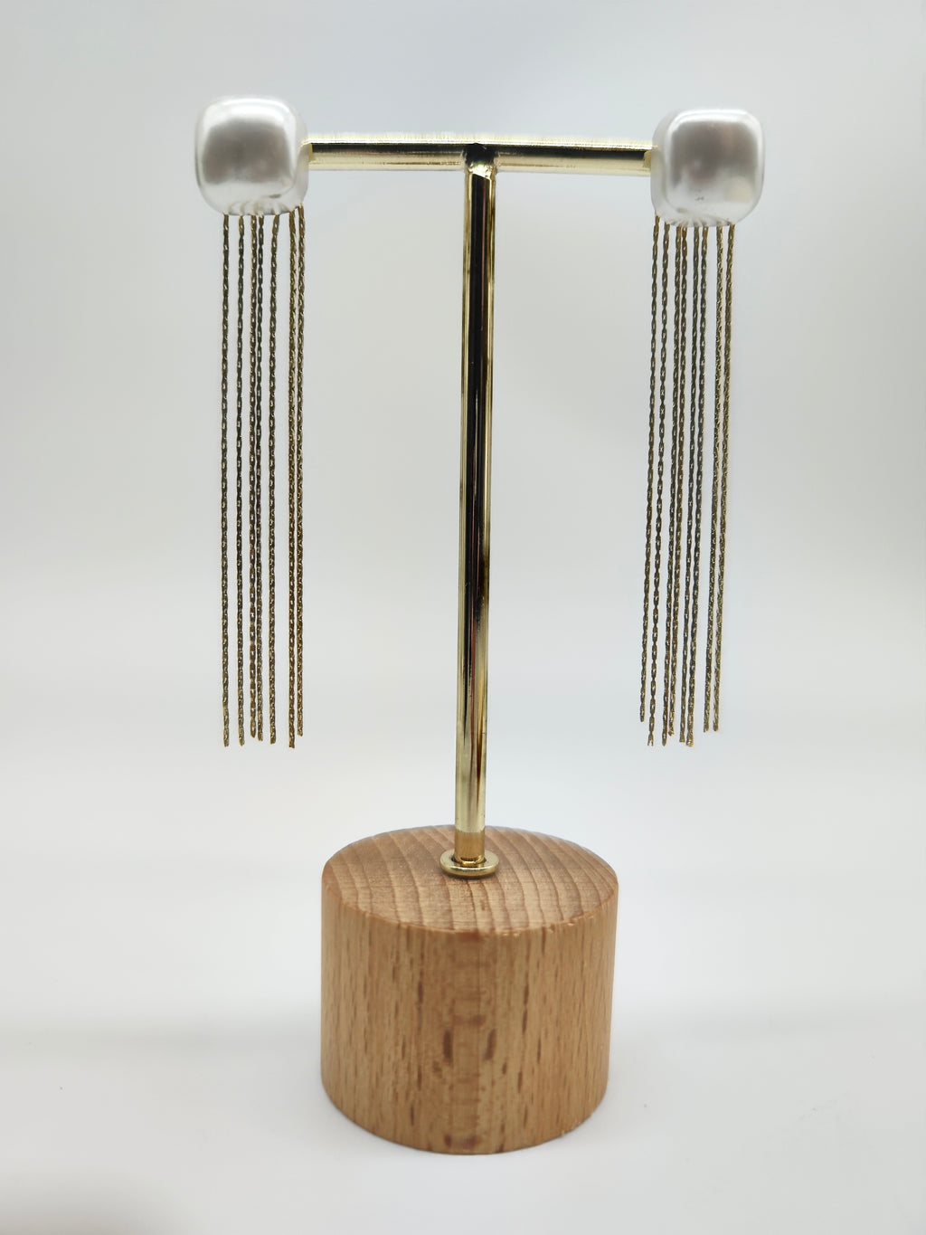 Pendientes Perla Cascada Marina