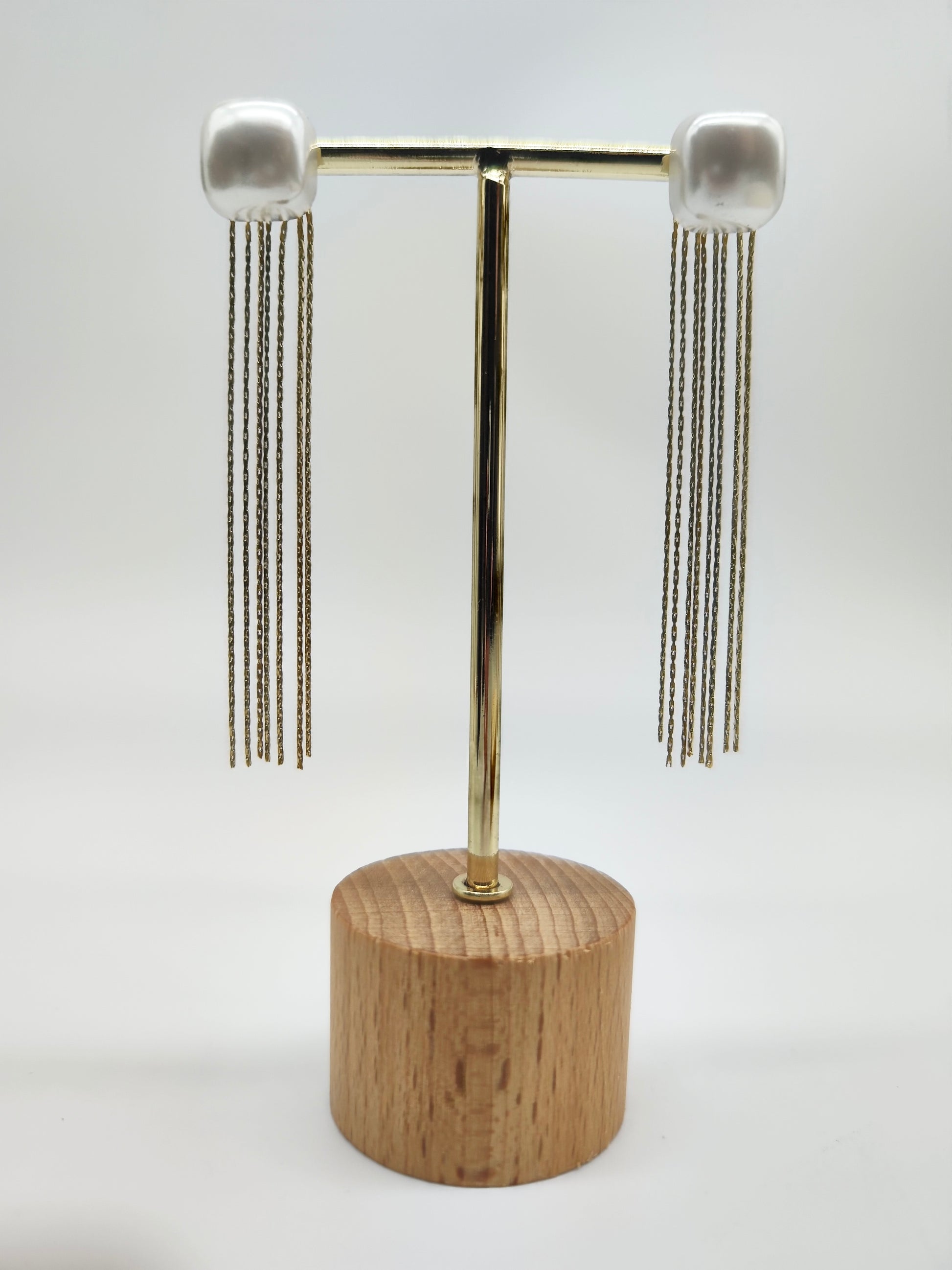 Pendientes Perla Cascada Marina