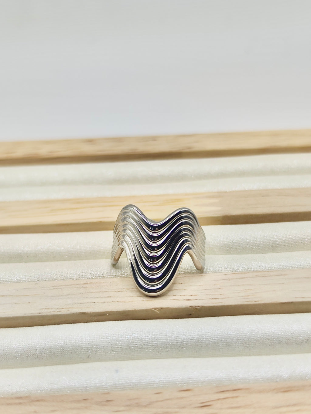 Anillo Olas – Dorado y Plateado