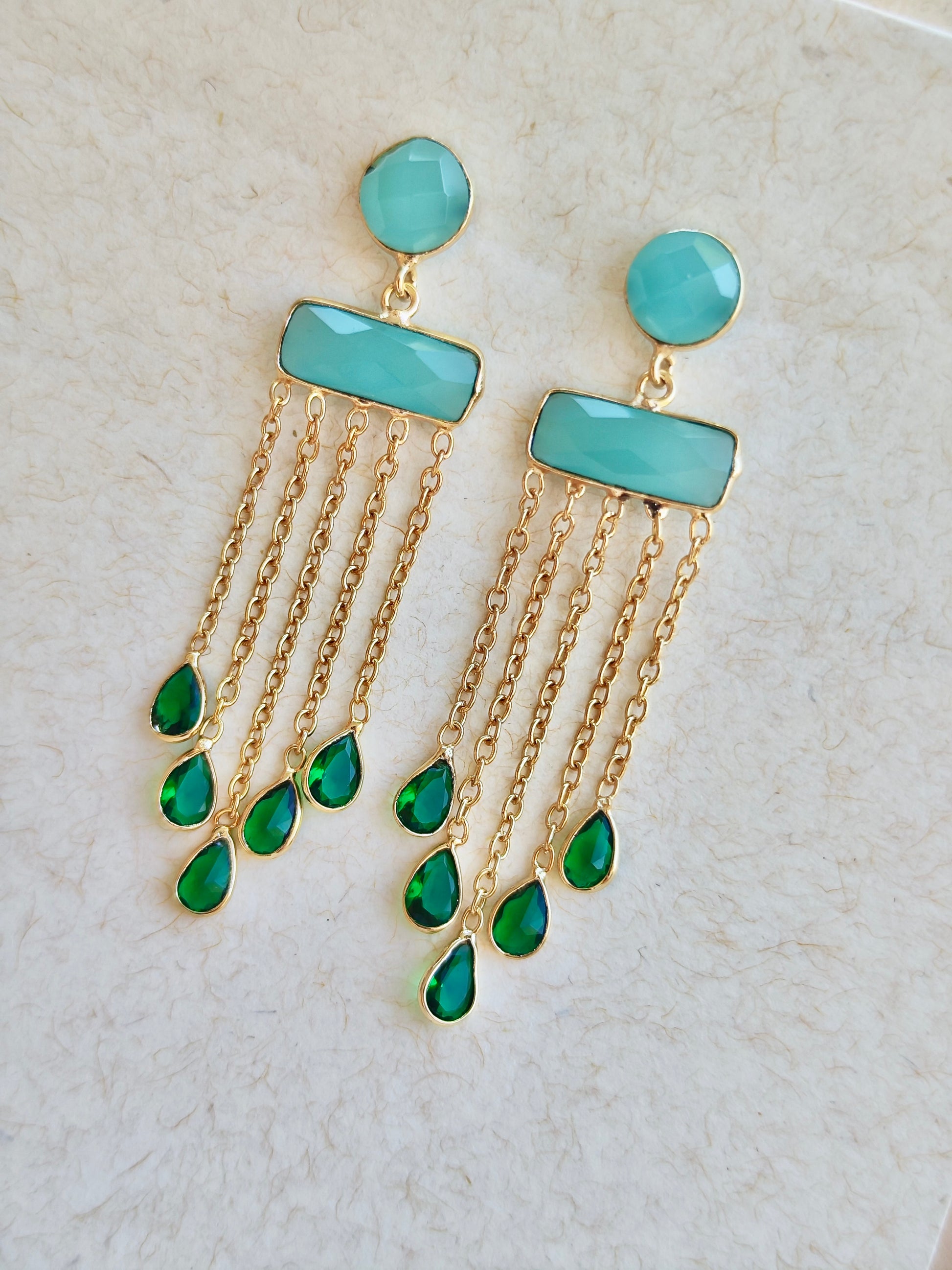 Pendientes Prithvi Padma – Colección Nila Padma