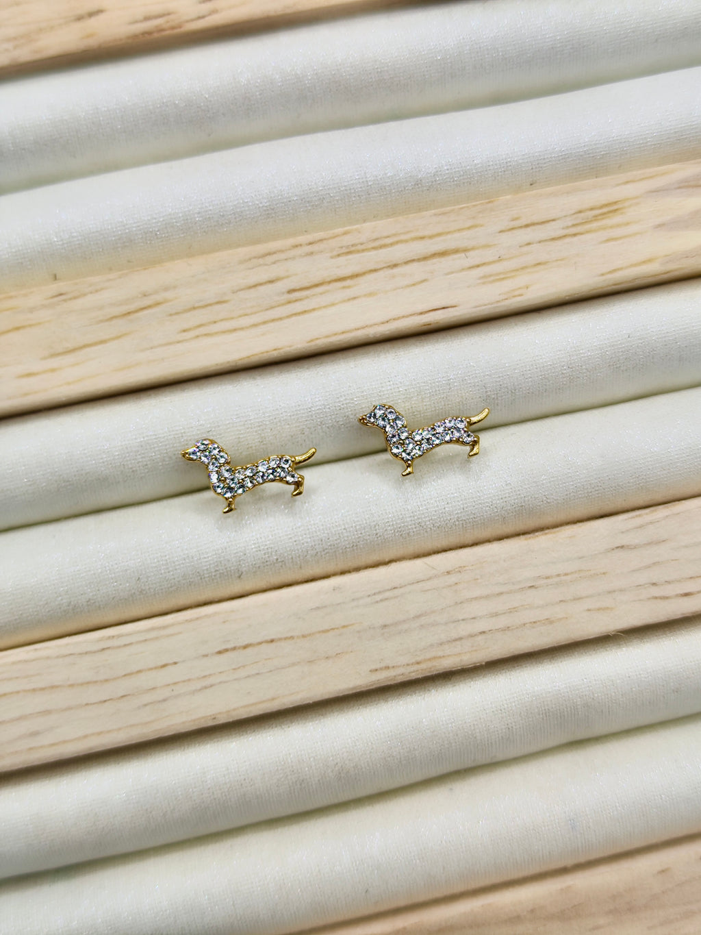Pendientes Dachshund Gold