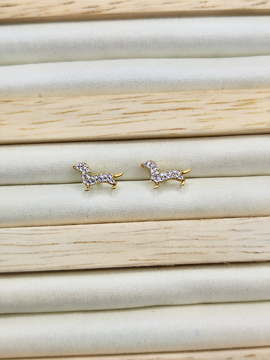 Pendientes Dachshund Gold