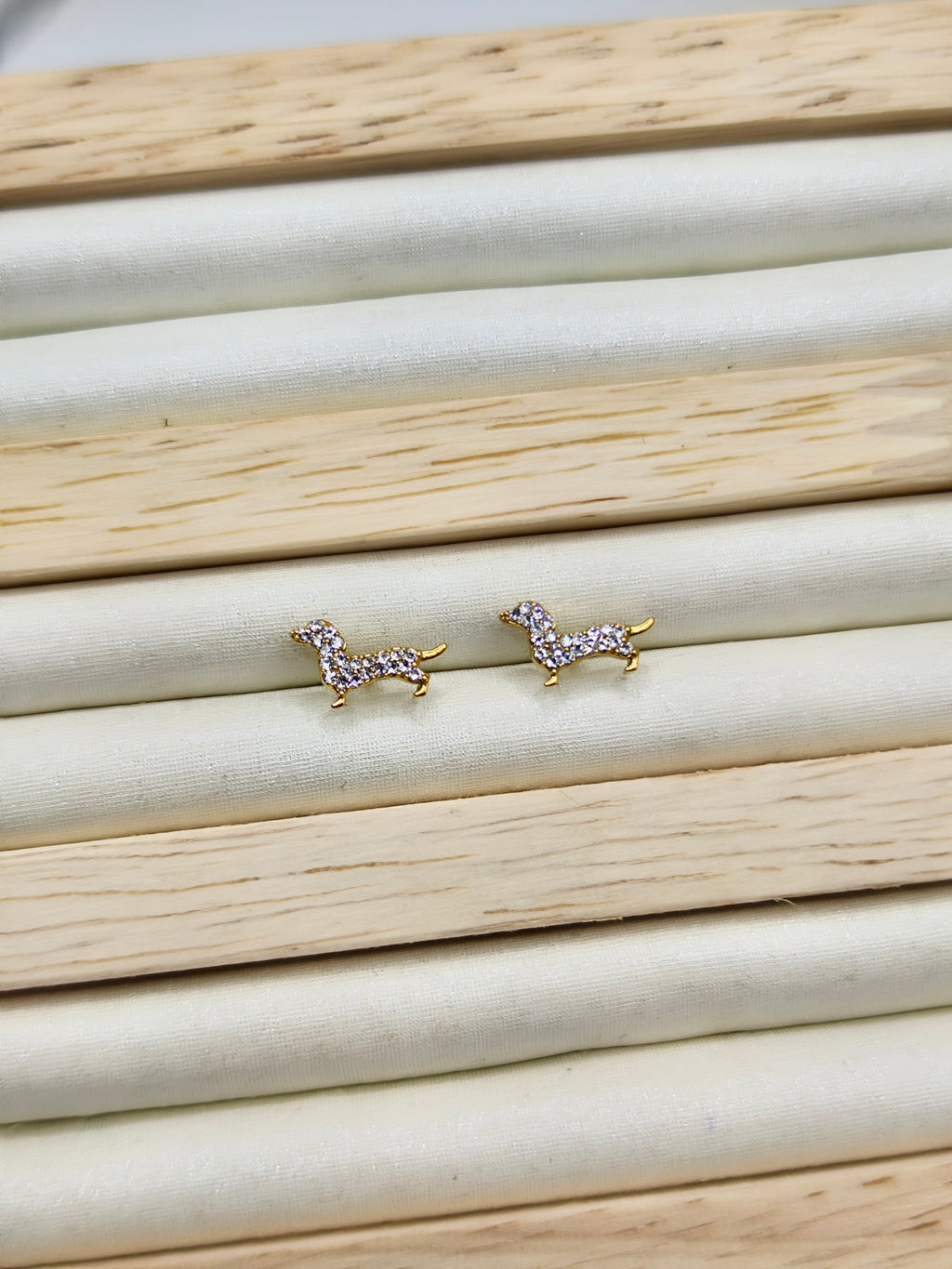 Pendientes Dachshund Gold