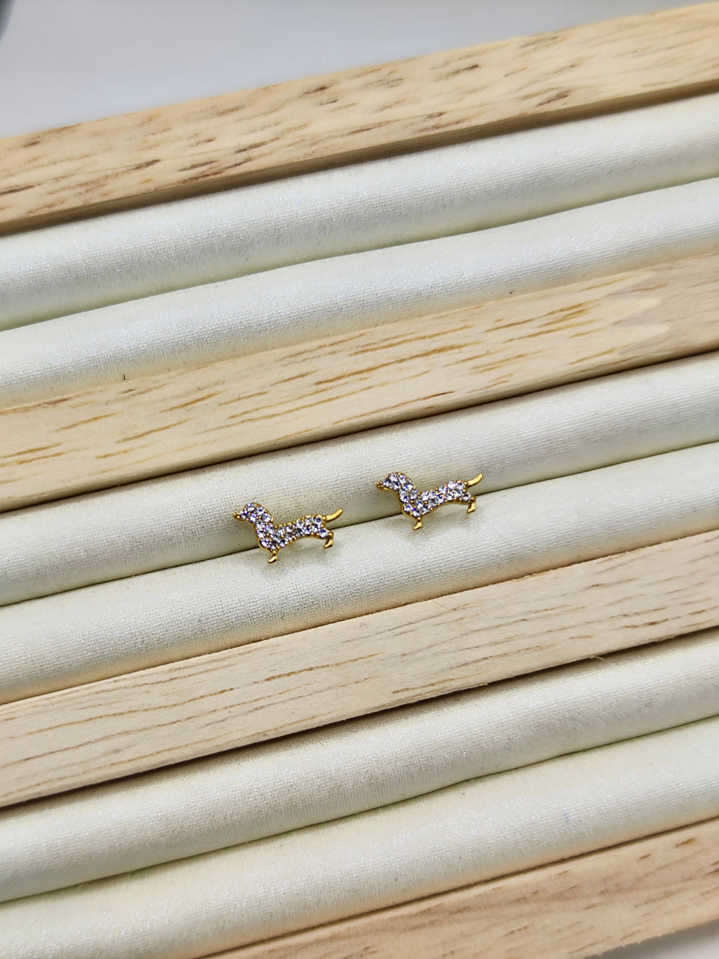 Pendientes Dachshund Gold