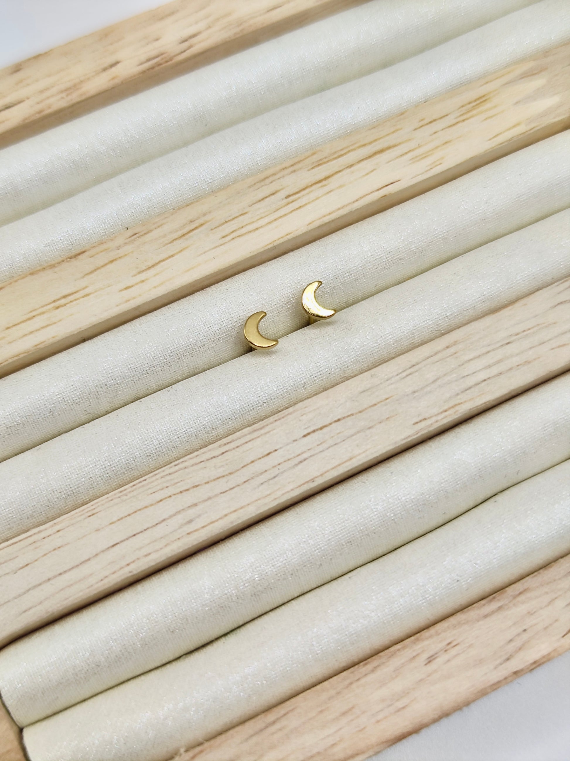 Pendientes Luna en Acero Inoxidable