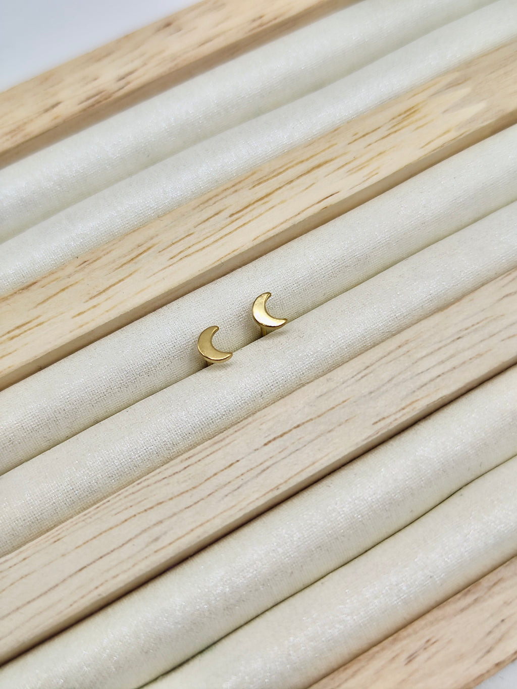 Pendientes Luna en Acero Inoxidable