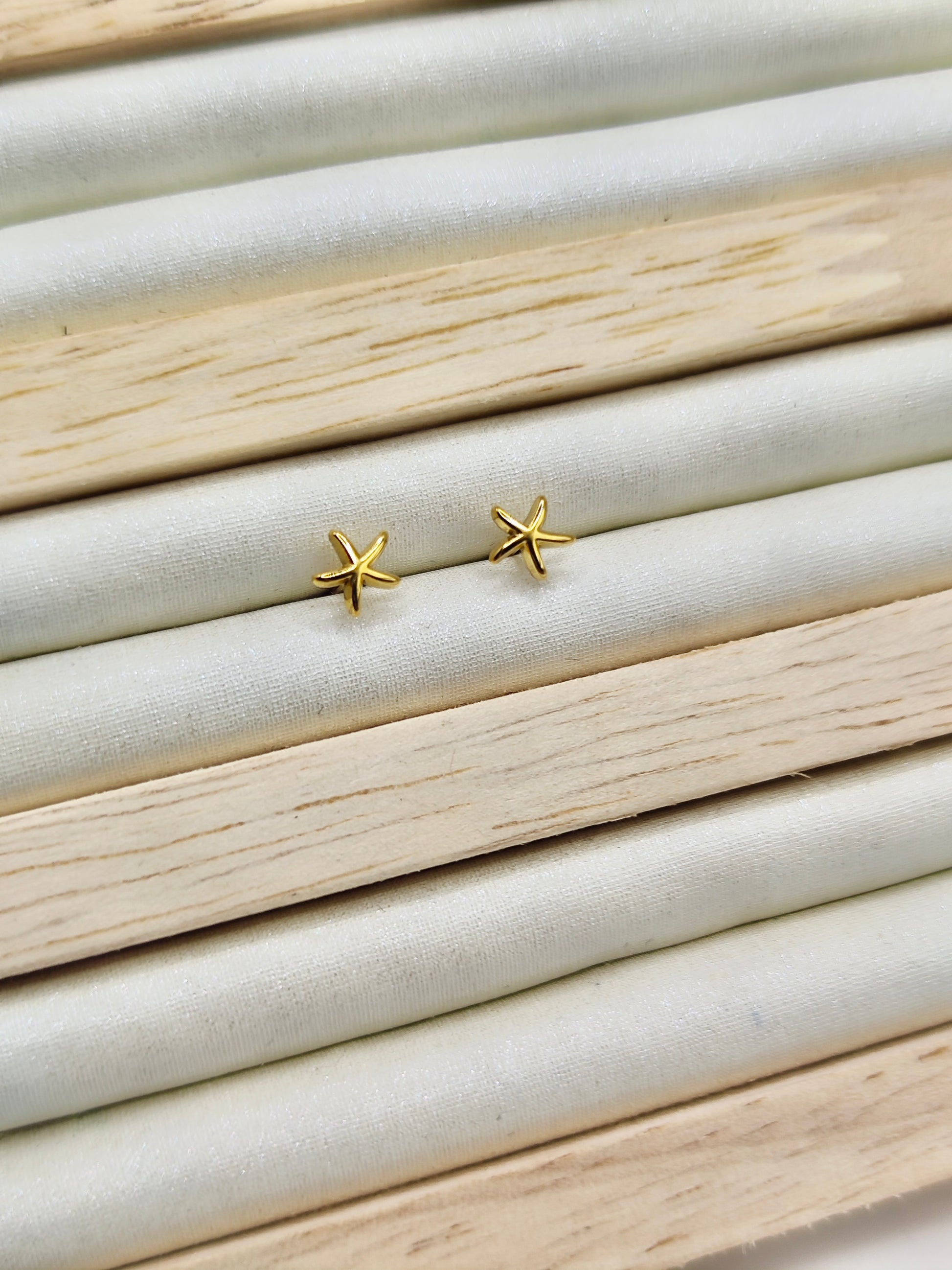 Pendientes Estrella en Acero Inoxidable