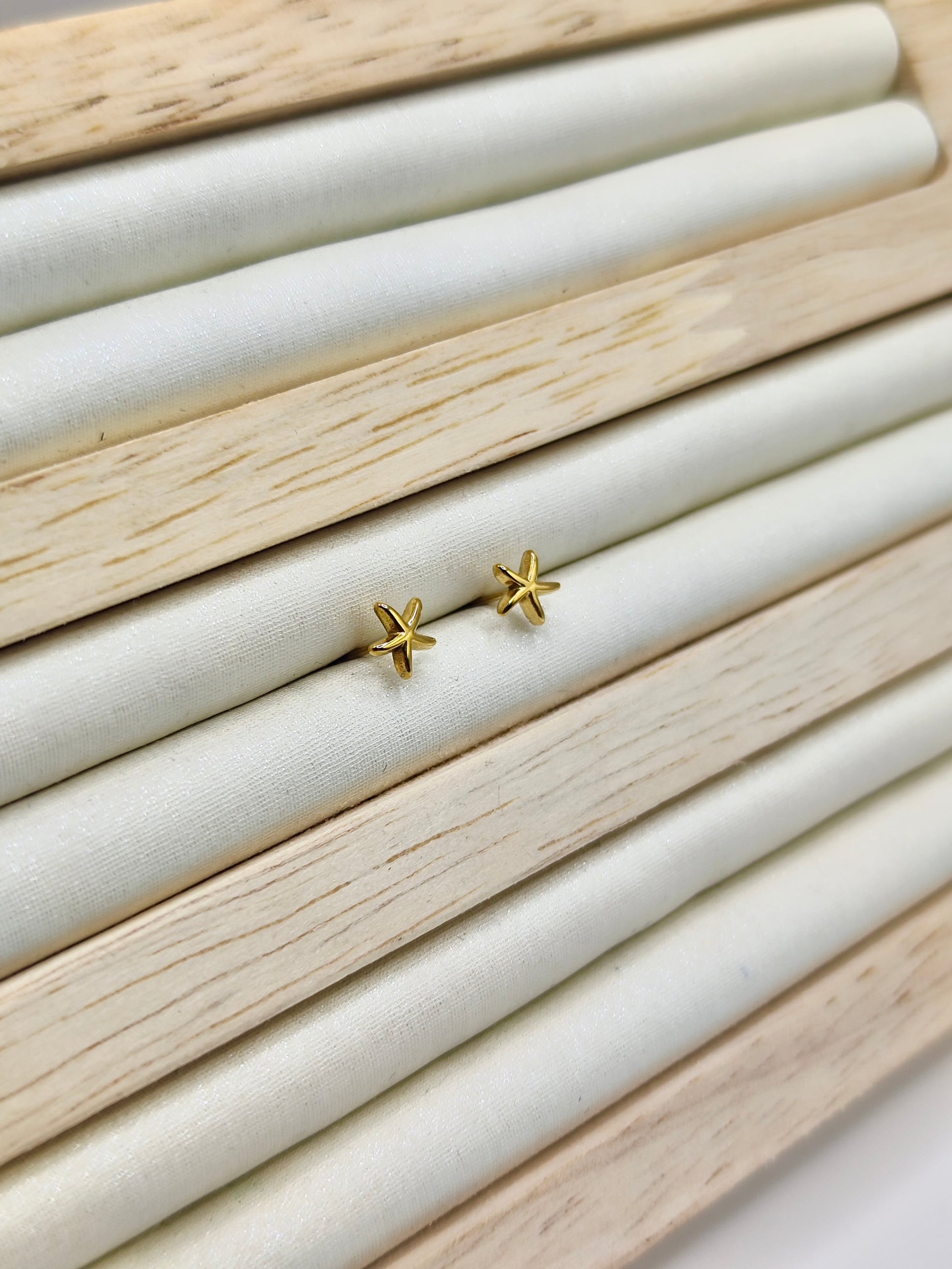 Pendientes Estrella en Acero Inoxidable