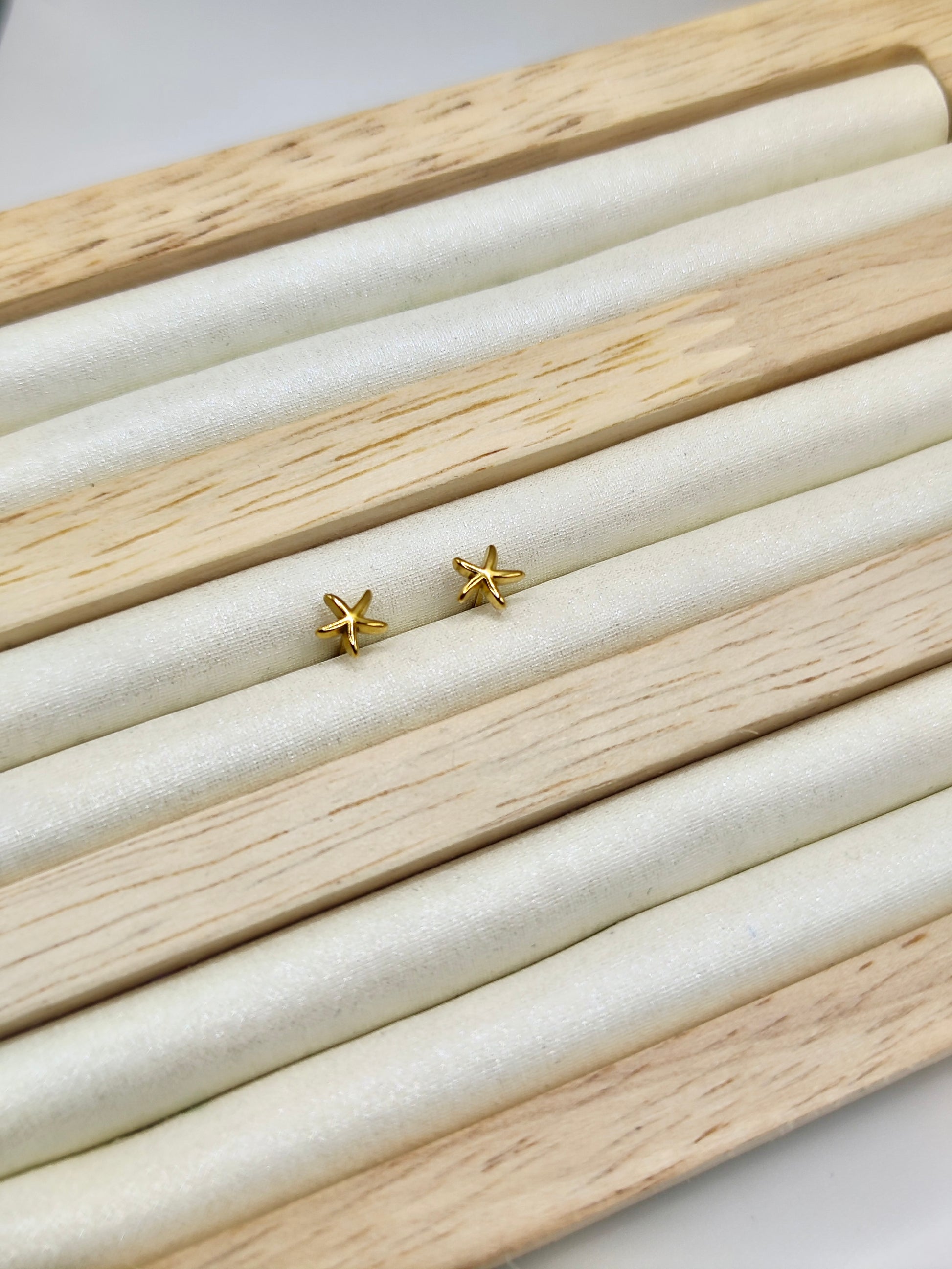 Pendientes Estrella en Acero Inoxidable