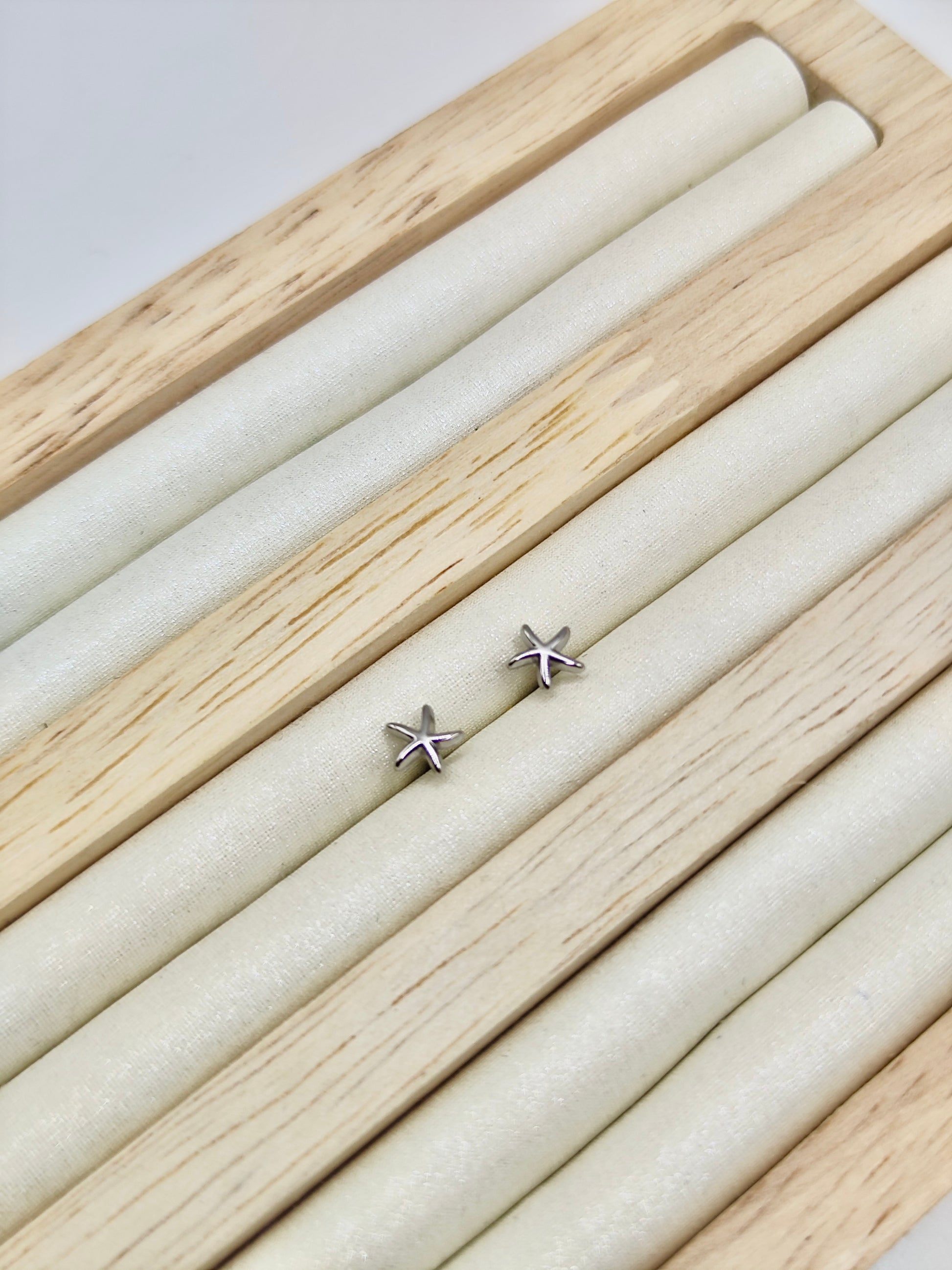 Pendientes Estrella en Acero Inoxidable