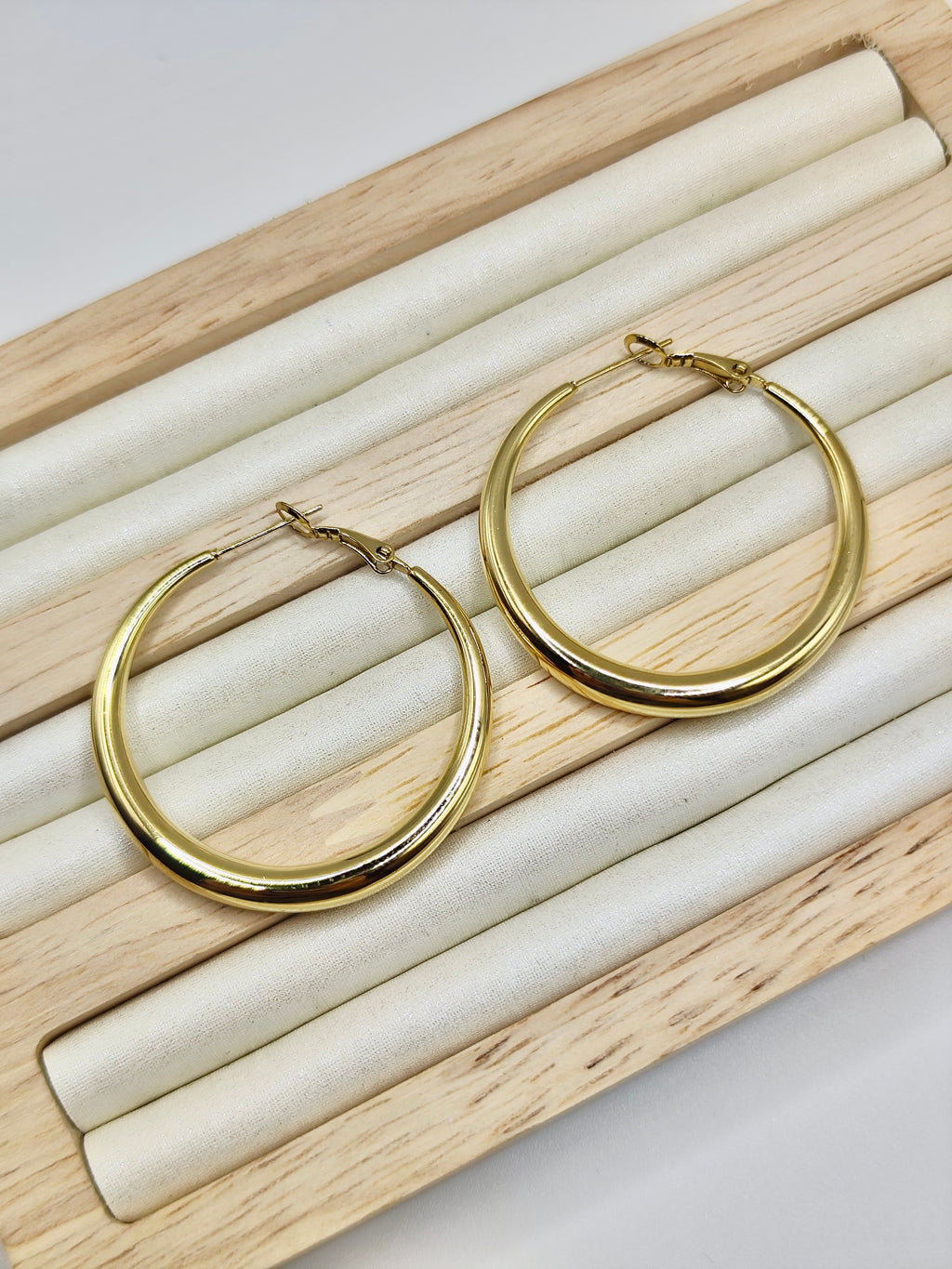 Pendientes Classic Hoops – Dorado y Plateado