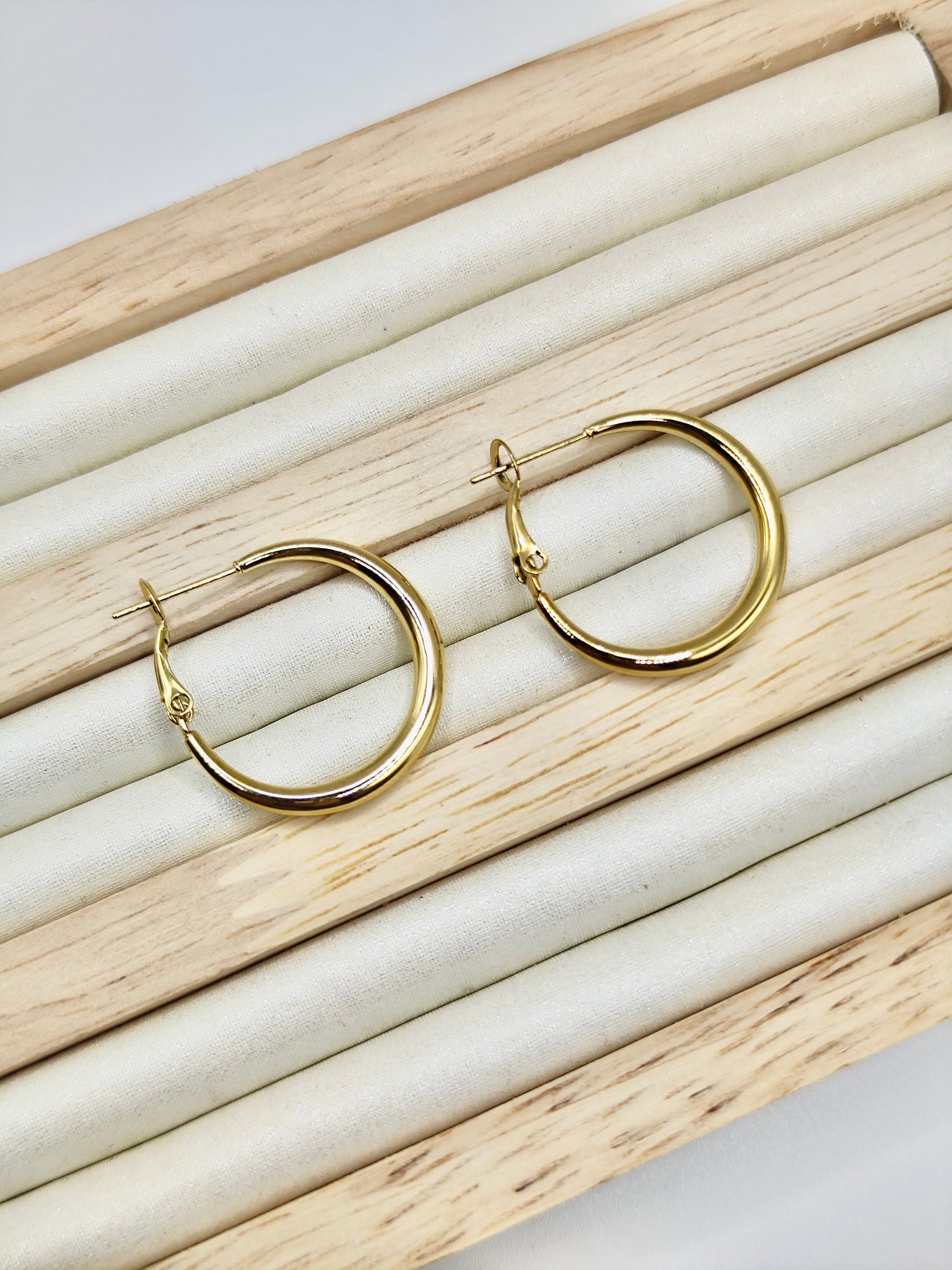 Pendientes Daily Hoops – Dorado y Plateado