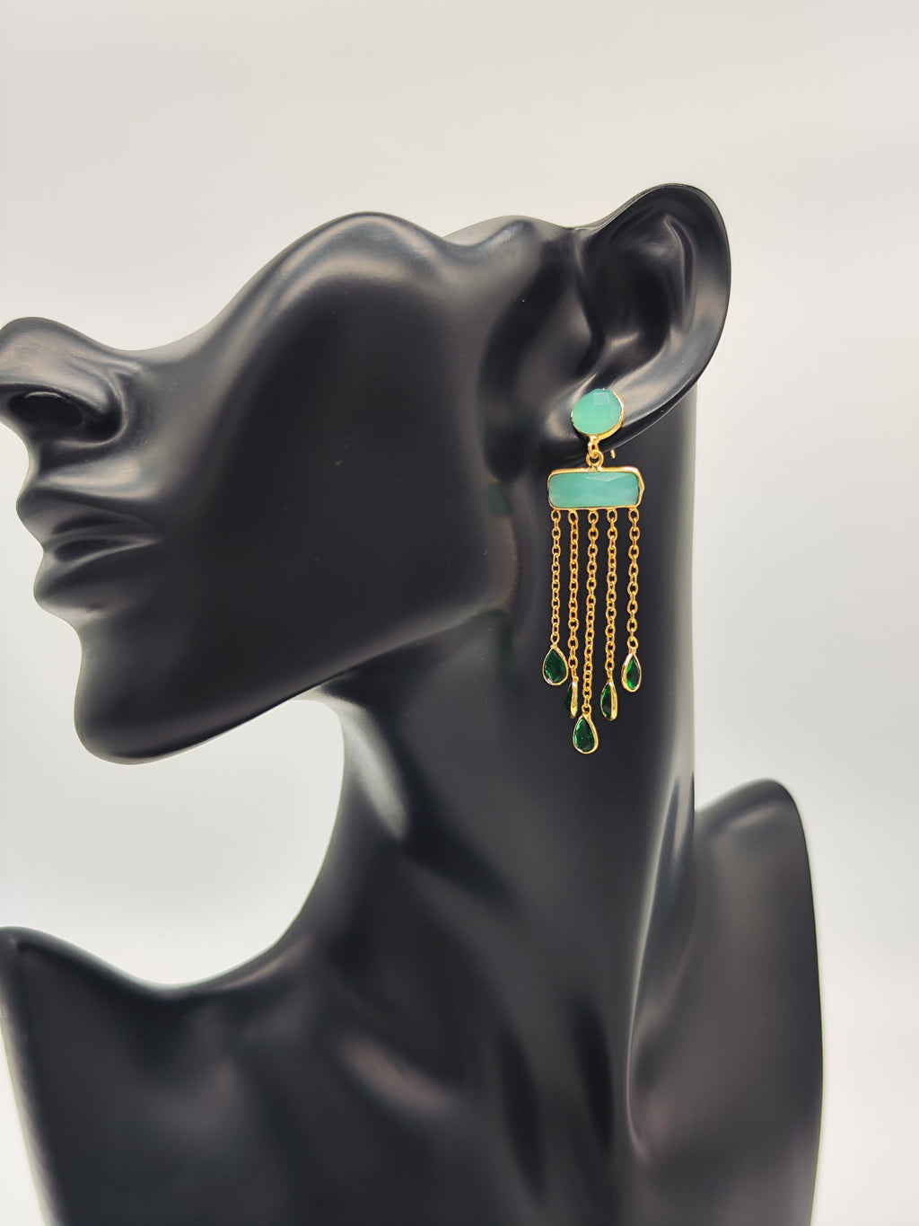 Pendientes Prithvi Padma – Colección Nila Padma